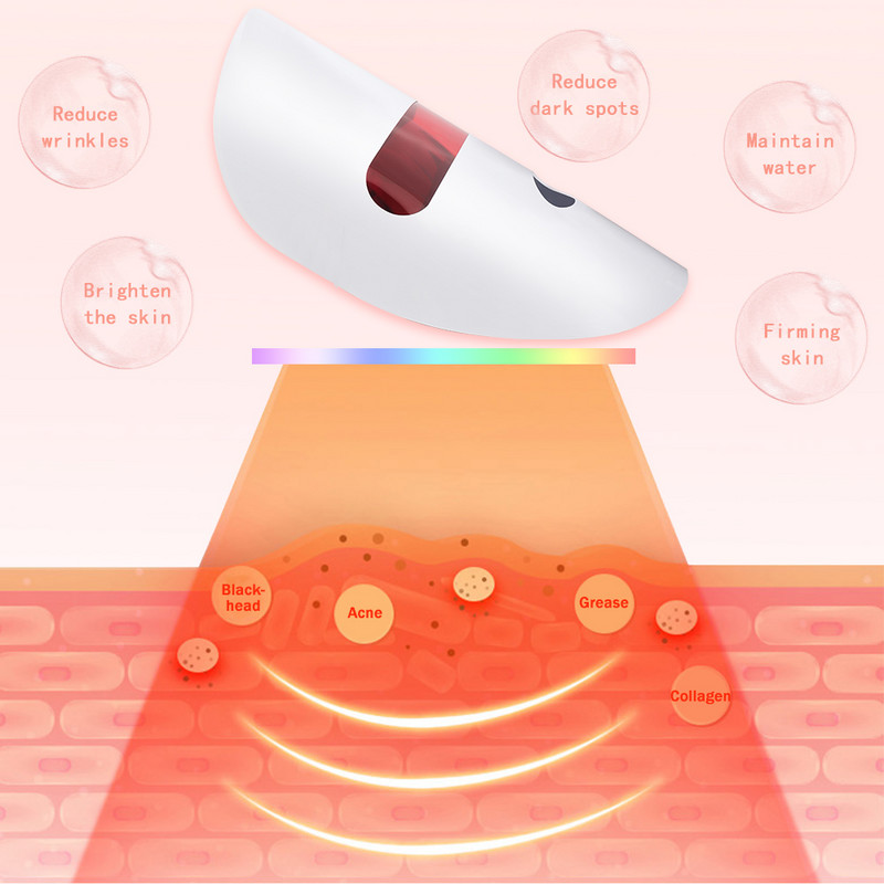 7 színű elektromos Led arcmaszk Bőrfiatalító fényterápia öregedésgátló arcmaszk fiatalító Brighten Hifu Beauty Device
