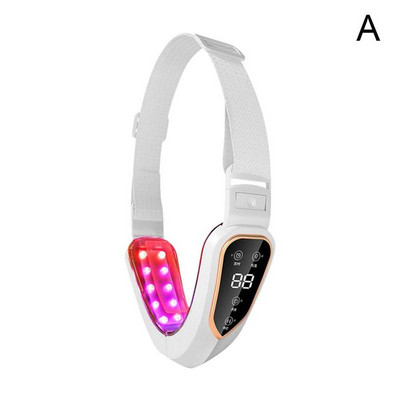 Női Face Lifting Beauty Instrument USB Tölthető Arccal Lift Firm Masszírozó V-alakú Vibrációs Karcsúsító O0i0