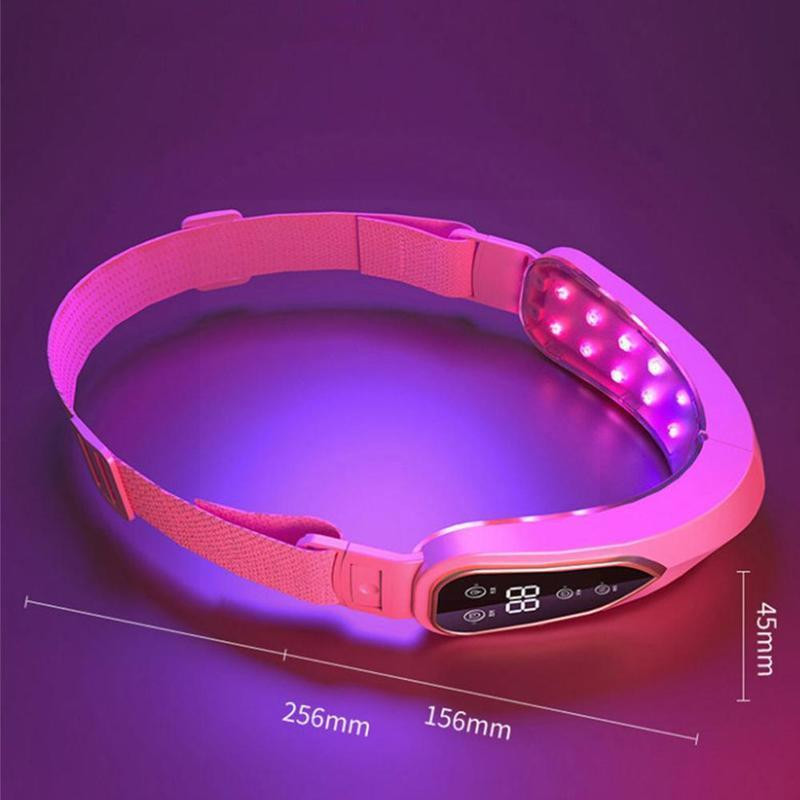 Női Face Lifting Beauty Instrument USB Tölthető Arccal Lift Firm Masszírozó V-alakú Vibrációs Karcsúsító O0i0
