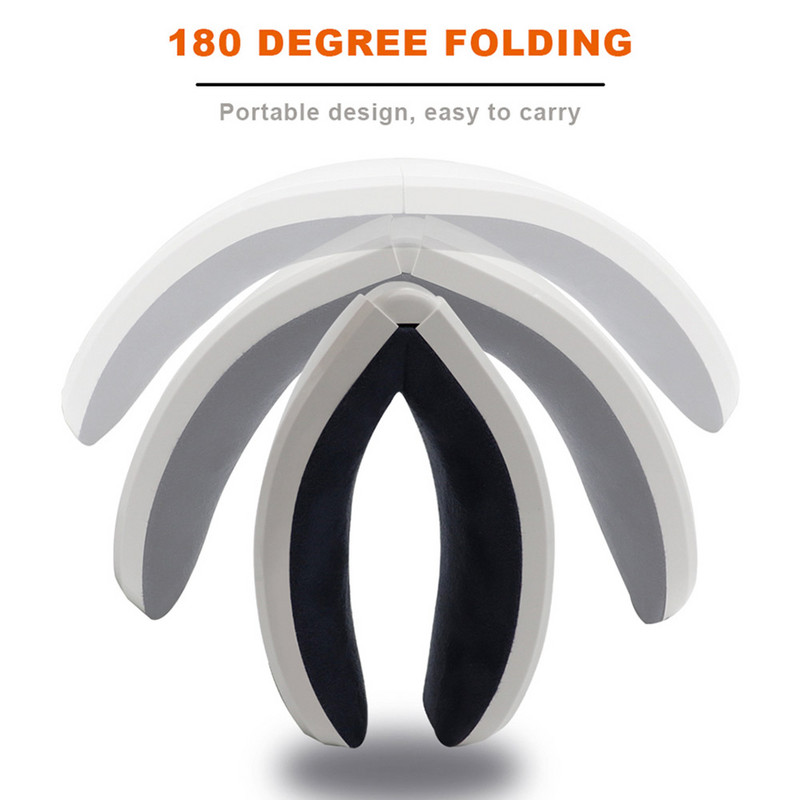 Ηλεκτρικό έξυπνο μασάζ ματιών Bluetooth Μουσική Αναδιπλούμενο μασάζ με ζεστή συμπίεση δόνησης Μαύροι κύκλοι ματιών Αφαίρεση Εργαλεία φροντίδας ματιών