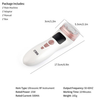 2022 Mini HIFU 2nd Generation Original EMS RF Ultrasonic Rejuvenation Tighten Lifting Therapy Skin Facial Care LED Anti Wrinkle
