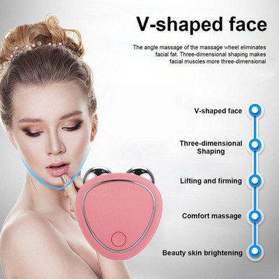 Električni mikrostrujni masažer za lice Lifter Masažer za lice Lifting Burning Beauty Instrument i uređaj za učvršćivanje masnoće Mršavljenje