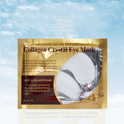 2022 m. Nauja 1 pora auksinių kristalų kolageno paakių kaukė Akių pleistrai akių priežiūrai Tamsūs apskritimai pašalina raukšles nuo senėjimo stabdančios odos, akių grožis