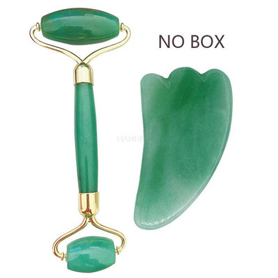 Új karcsúsító arcmasszírozó lifting eszköz Rózsakvarc Roller Natural Jade Arcmasszázs Roller Stone Bőrmasszázs Szépségápoló szett