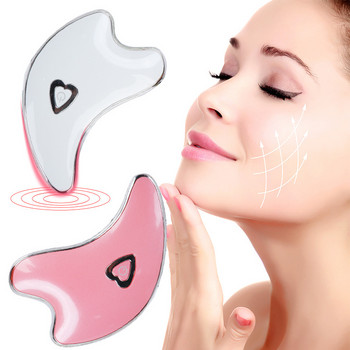 Face Neck Guasha Massager Skin Scraping Facial Lifting Tighten Anti Wrinkle Double Chin Remove Electric Massage Skin Care Tool