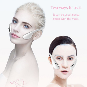LED Electric V Face Lifting Double Chin Reducer Lifting Facial Slimming Shaping Microcurrent Devices Neck Massager Lift
