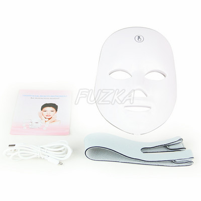Personal Skincare 7 spalvų LED veido kaukė Fotonų terapija Anti-acne raukšlių šalinimas Odos atjauninimas Veido odos priežiūros priemonės