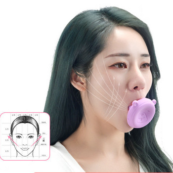 Νέο Εργαλείο Αδυνατίσματος Προσώπου Face Lift Skin Firming Skin Forming V Shape Exerciser Instrument Φορητό αντιρυτιδικό στοματικό εργαλείο σιλικόνης