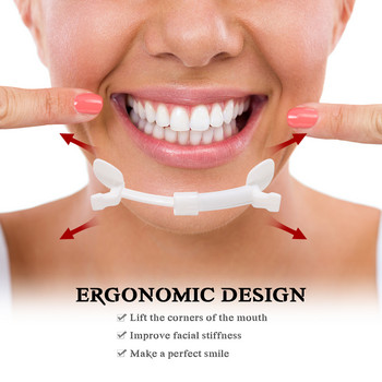 5 τμχ Slim Mouth Exercise Facial Slimmer Exercise Mouthpiece Lips Trainer Φορητό εργαλείο ομορφιάς για ανόρθωση μυών προσώπου