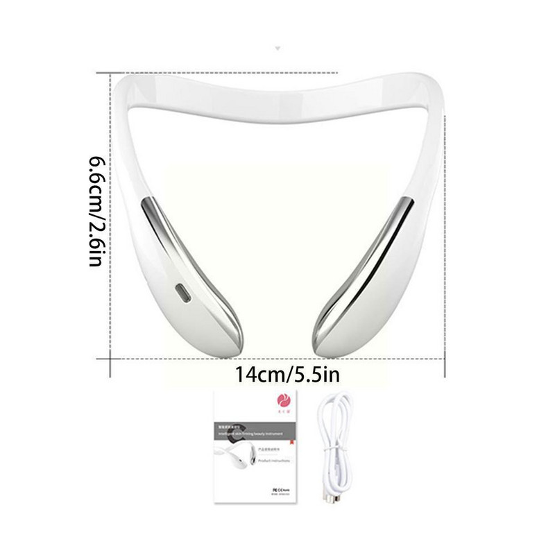Face Slimmer Micro Current V Arcmasszírozó Elektromos Műszer V Intelligens EMS Face Beauty Lift Compact T1A9