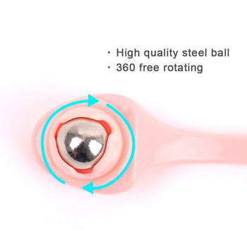 Νέα Face Roller Ball Μασάζ ματιών 360 μοιρών με 2 επαναχρησιμοποιούμενες μάσκες ματιών Αφαιρεί τους μαύρους κύκλους Beauty Facial Skin Care Massager