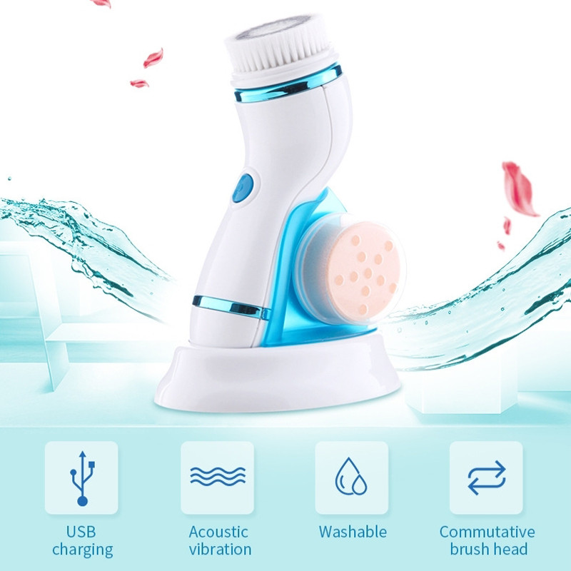 4 в 1 Електрически почистващ препарат за лице Wash Машина за почистване