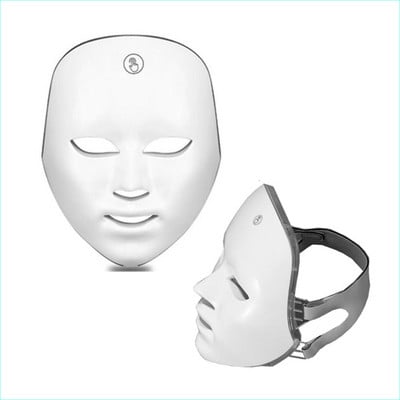 Vezeték nélküli LED maszk 7 színű Light LED arcmaszk Bőrfiatalító aknés bőrápolás fotonterápiás készülék ránctalanítás