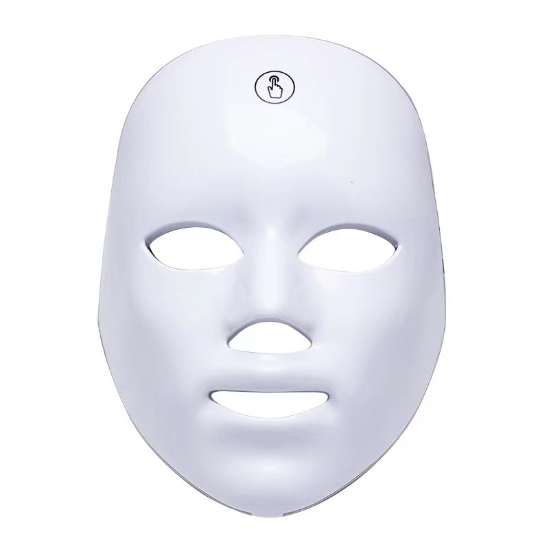 USB Charge 7Colors LED Facial Mask Photon Therapy Αναζωογόνηση δέρματος κατά της ακμής αφαίρεση ρυτίδων Περιποίηση δέρματος Μάσκα λάμψης δέρματος