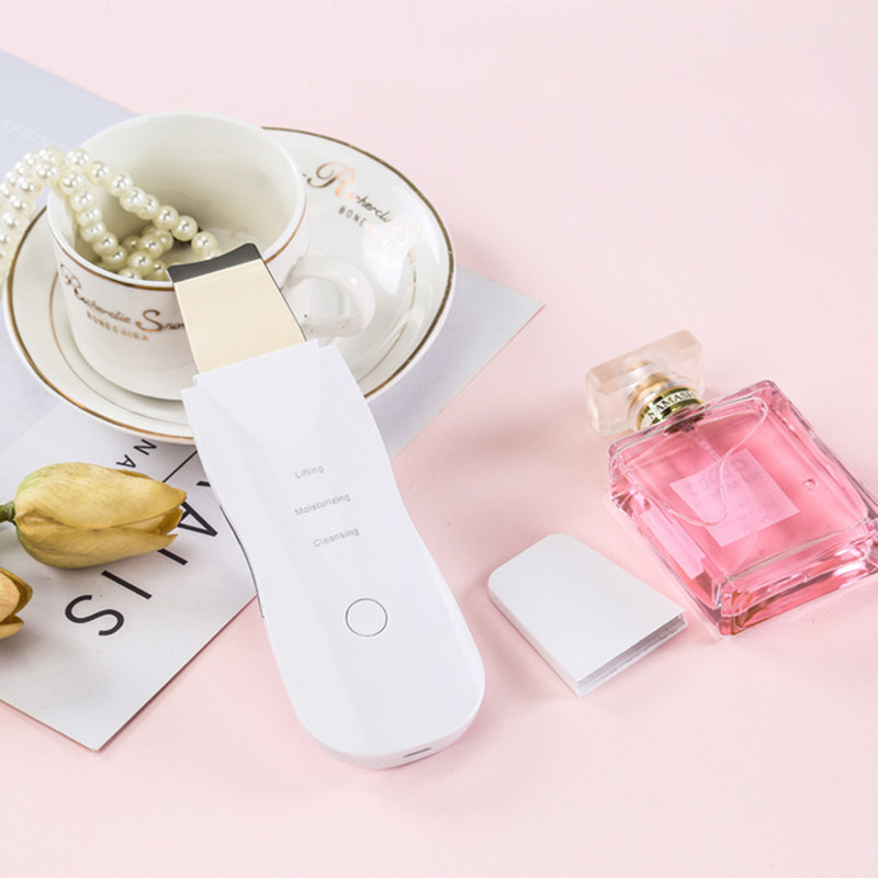 Ultrazvučni piling kože Vibraciona lopatica za lice Sredstvo za uklanjanje mitisera Lopata Očisti kavitacijski piling Lifting za lice Čistač pora