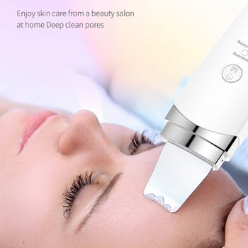 Ultrasonic Skin Scrubber Facial Spatula Remover Deep Face Cleaning Machine Lift Machine Peeling Shovel Pore Cleaner