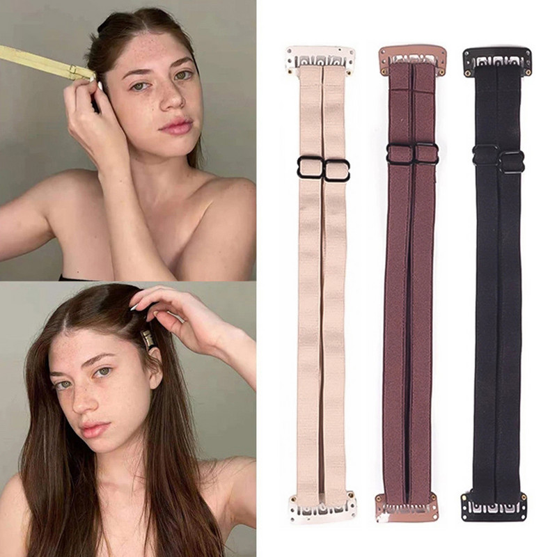 Dvigubo diržo momentinė veido pakėlimo juosta nematoma plaukų segtukas akių uodegos raukšlėms pašalinti Veido pakėlimo pleistras Daugkartinė veido pakėlimo juosta