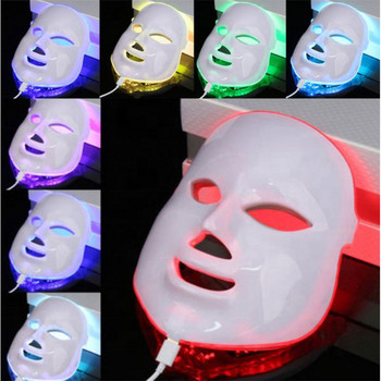 Μάσκα LED Light Therapy Facial Mask Skin Rejuvenation Αντιγηραντική Beauty Therapy Αναζωογόνηση δέρματος Μάσκα σιλικόνης με μικρορεύμα