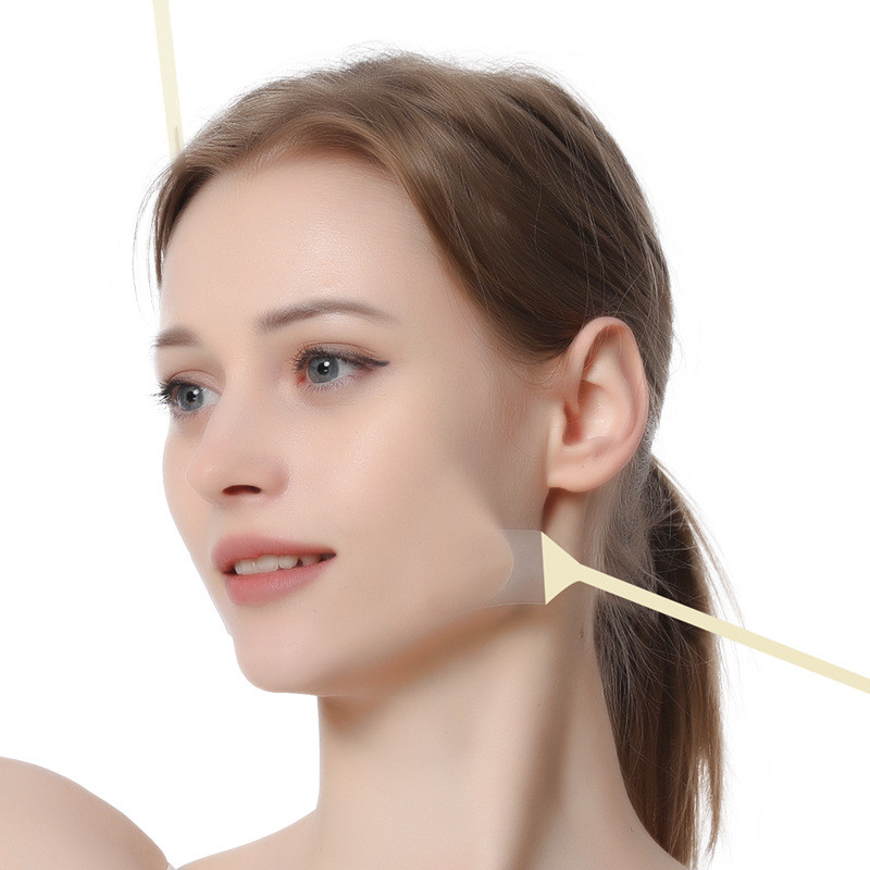 Nematomi veido lipdukai Kaklo, akių pakėlimo lipdukas nuo senėjimo pleistras veido lieknėjimo juostelė nuo raukšlių šalinimo lipdukas veido pakėlimo juosta