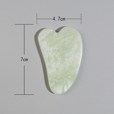 Търговия на едро с нефритов валяк за лице Gua Sha Scraper Massager for Neck Body Guasha Eye Massage Face Slimming Therapy Beauty Care Tool