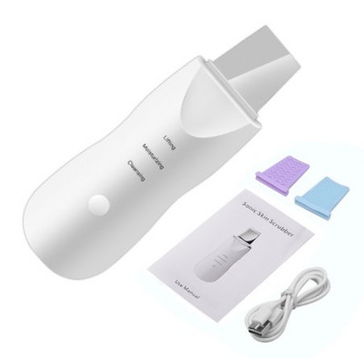 Ultrahangos Bőrradír Vibrációs Arc Spatula Mitesszer eltávolító Lapát Tiszta Kavitációs Peeling Arc Lifting Bőrápolás