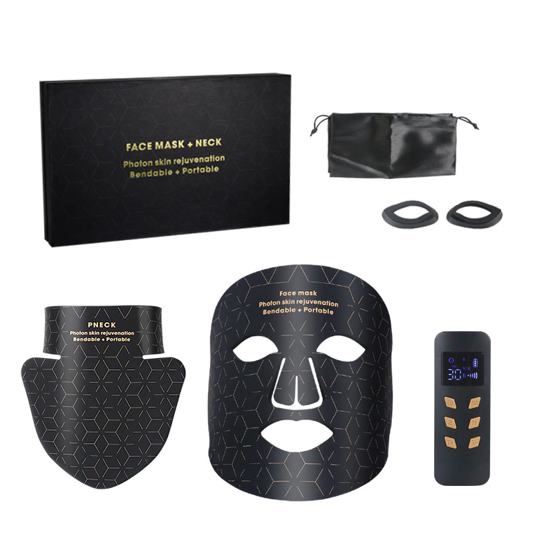 Új érkezés Red Led Light Therapy Infravörös Rugalmas Puha Maszk Szilikon 4 Színes Led Therapy Anti Aging Advanced Photon Mask