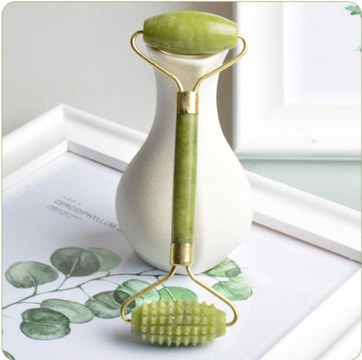 Veido pakėlimo masažuoklis Crystal Roller Veido masažas Atpalaiduojantis Jade Roller Stone Natūralus Rožinis Kvarcas Grožis Odos Priemonė Merginai Dovana