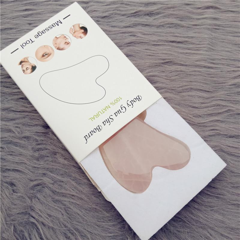 Veido pakėlimo masažuoklis Crystal Roller Veido masažas Atpalaiduojantis Jade Roller Stone Natūralus Rožinis Kvarcas Grožis Odos Priemonė Merginai Dovana