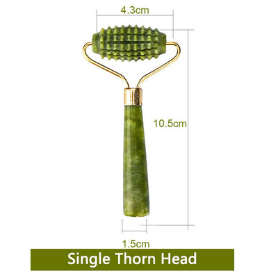 Natūralus Jade Roller Guasha Skin Screper veido rinkinys Veido akmuo stangrina veidą senėjimą stabdantis paburkimas akių masažuoklis kaklui nuo raukšlių