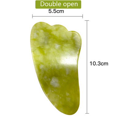 Natūralus Jade Roller Guasha Skin Screper veido rinkinys Veido akmuo stangrina veidą senėjimą stabdantis paburkimas akių masažuoklis kaklui nuo raukšlių