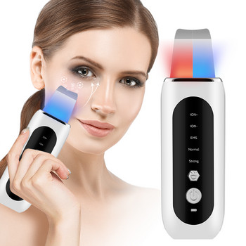 Ultrasonic Skin Scrubber Peeling Remover Blackhead Face Lifting Deep Face Cleaning Ion Ance Pore Cleaner Facial Shovel Cleaner