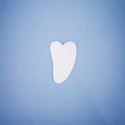 Naujas balto nefrito akmens masažo natūralaus kvarco grandiklis Jade volelis Gua sha rinkinys baltas veidą pakeliantis veido masažuoklis nugarai