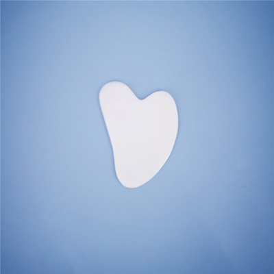 Naujas balto nefrito akmens masažo natūralaus kvarco grandiklis Jade volelis Gua sha rinkinys baltas veidą pakeliantis veido masažuoklis nugarai