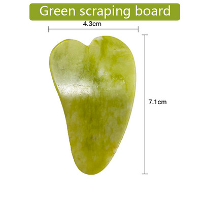 Natūralus ritininis masažuoklis veidui Gua sha Jade ritininis masažas grandiklis Veido guašas liekninantis kūno odos priežiūra pakeliantis guašos įrankiai