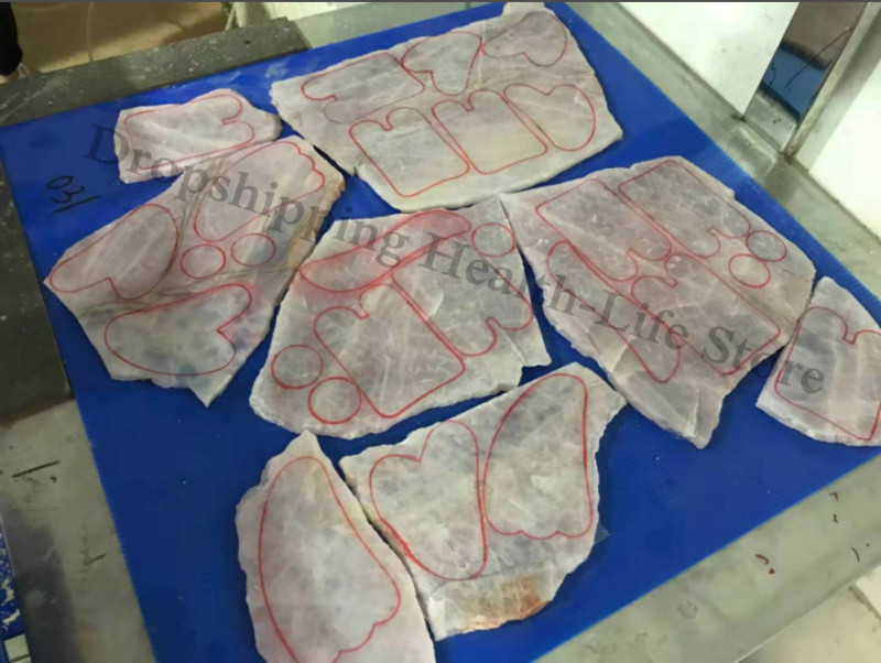 visokokvalitetni valjkasti masažer od kvarcnog žada za lice, tijelo protiv starenja, prirodni kamen Guasha strugalica alati za masažu