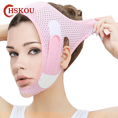 Διπλό Πηγούνι Reducer Face Slimming Strap V Lifting Face-Ζώνη λουράκι πηγουνιού για γυναίκες και άνδρες Σύσφιξη του δέρματος που αποτρέπει τη χαλάρωση