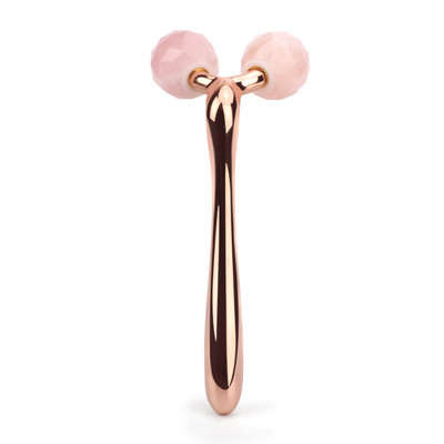 3D arcmasszázs henger Rózsakvarc Arcmasszírozó Arc lift vékony ráncok eltávolítása Jade henger az arc karcsúsító arcmasszázs eszközéhez