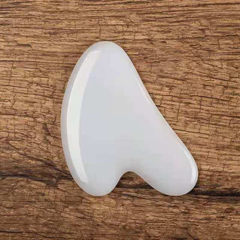 2021 Masaj fierbinte pentru față Jad Roller Gua sha Board Piatră naturală Cristal Mai subțire Lifting Rid Anti-Aging Beauty Care Instrumente de slăbire