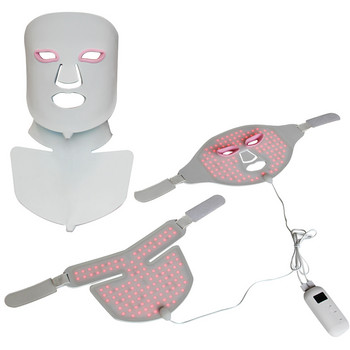 7 цвята Инструмент за фотонно подмладяване на кожата Грижа за кожата Терапия с червена светлина Led маска за лице Силиконова Flexi Led маска
