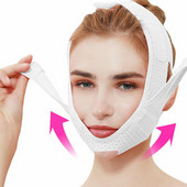 Prozračna traka za podizanje obraza V lice Tanka maska za smanjenje dvostruke brade Zavoj za oblikovanje V linije Zavoj za lice protiv bora