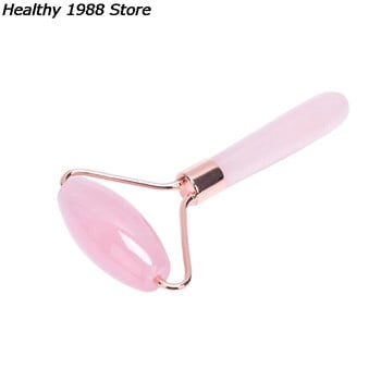 Rose Crystal Face Lift Massager Crystal Roller Μασάζ προσώπου Χαλαρωτικό Jade Roller Stone Natural Rose Quartz Beauty Skin Tool