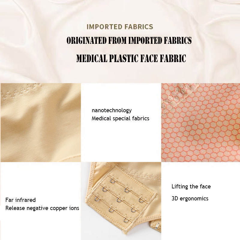 Prijenosni zavoj za mršavljenje lica visoke elastičnosti, bočni propuštajući uho, daleko infracrveni nano 3D dvostruki lift prozračni pojas za lice