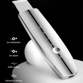 Ultrahangos bőrradír peeling lapát Ion akne mitesszer eltávolító mélytisztító gép arc lifting arcmasszírozó