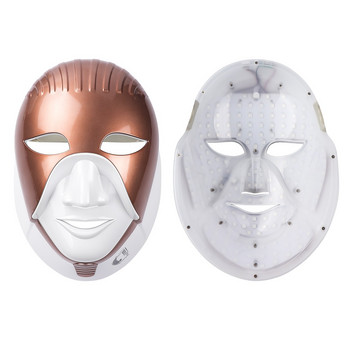 Επαναφορτιζόμενη μάσκα 7 χρωμάτων Led Skin Care Μάσκα προσώπου Photon Therapy Face Whitening Beauty Device Home Salon Spa Χρήση
