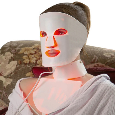 Silikonska LED maska za lice 7 boja Svjetlosna fototerapija Pomlađivanje kože protiv akni Izbjeljivanje Uklanjanje bora Alati za njegu kože lica
