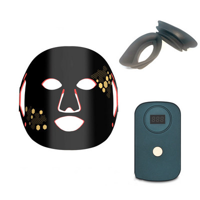 Professionaalne punase infrapuna valgusteraapia LED-mask kortsudevastane LED silikoonmask näonahahooldus PDT masin naha pinguldamine