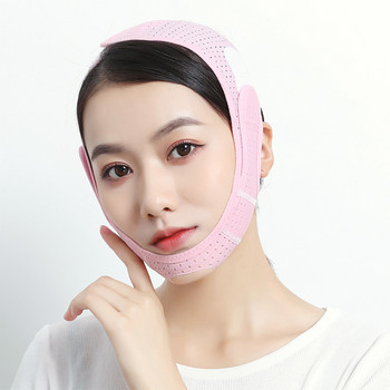 V Line Elastic Face Slimming Patches Επαναχρησιμοποιήσιμα Reduce Double Chin Face Shape Cheek Lift Up Ζώνη για μασάζ προσώπου