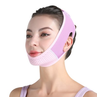 Traka za mršavljenje lica Reduce Podizanje duple brade V Naljepnice za lice Anti bandage za traku za lice Pojas Maska za podizanje Ovalna maska za lice