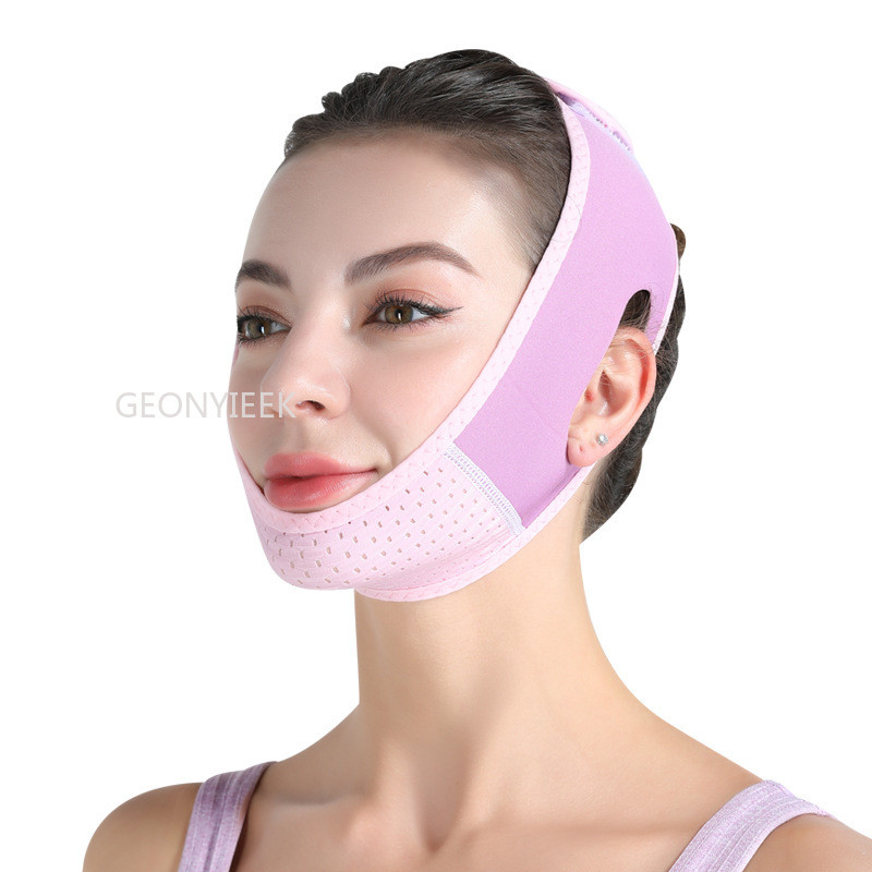 Traka za mršavljenje lica Reduce Podizanje duple brade V Naljepnice za lice Anti bandage za traku za lice Pojas Maska za podizanje Ovalna maska za lice