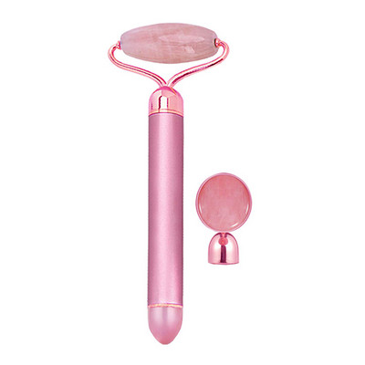 VIP LINK FOR Dropshipping Electric Jade Roller Energy Beauty Bar Vibráló Természetes Rózsakvarc Arc Lifting Öregedésgátló Masszírozó